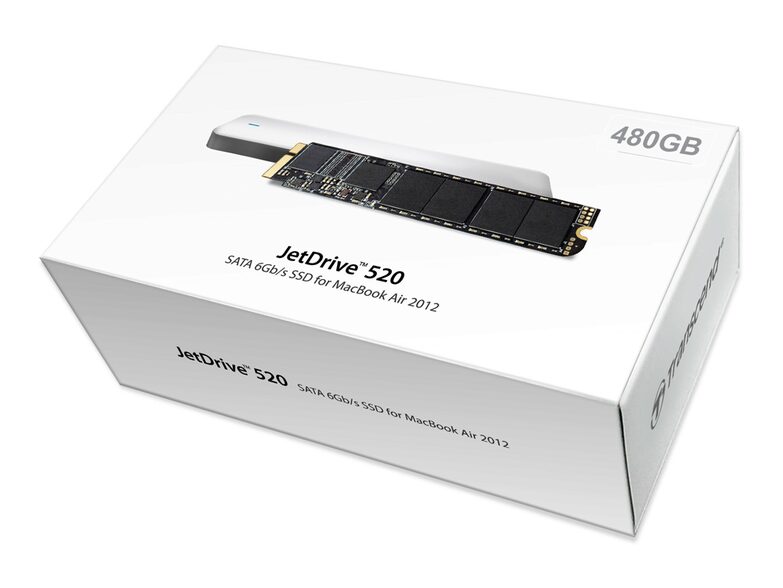 Transcend JetDrive 520, int. 480 GB SSD für MacBook Air 11"/13" Mitte 2012