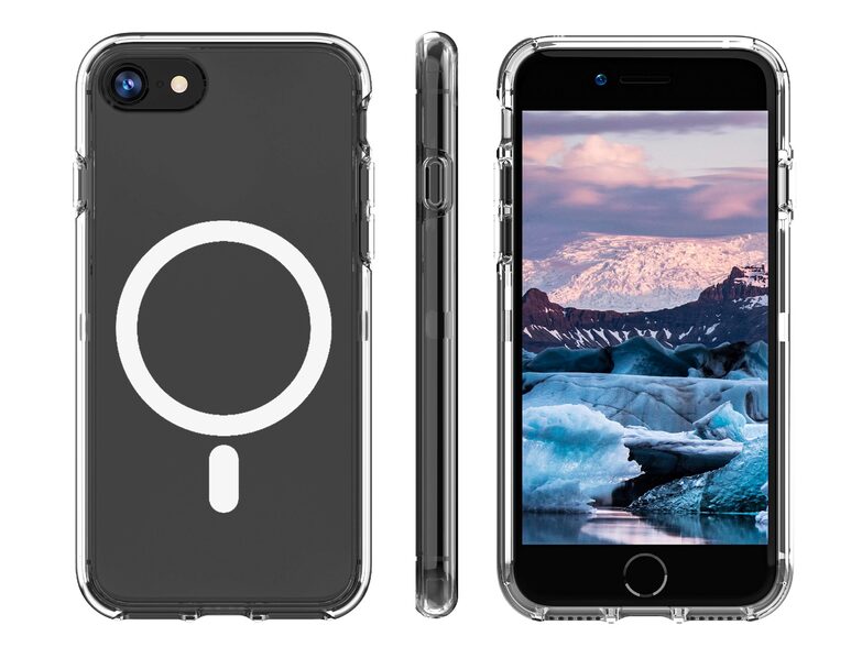 dbramante1928 Iceland Pro, Schutzhülle für iPhone 7/8/SE, MagSafe, clear