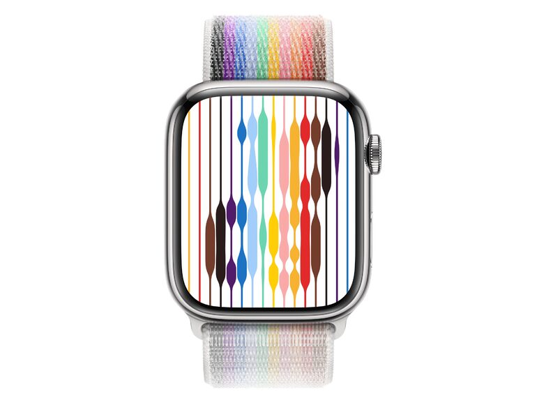 Apple Sport Loop, Pride Edition (2023), für Apple Watch 45 mm, Nylon, bunt