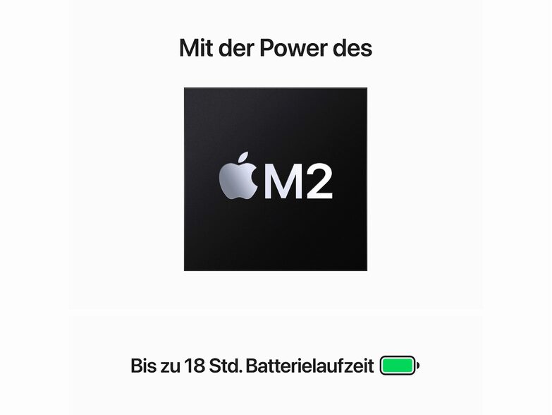 Apple MacBook Air Ret. 15", M2 8C CPU, 16 GB RAM, 512 GB SSD, space grau