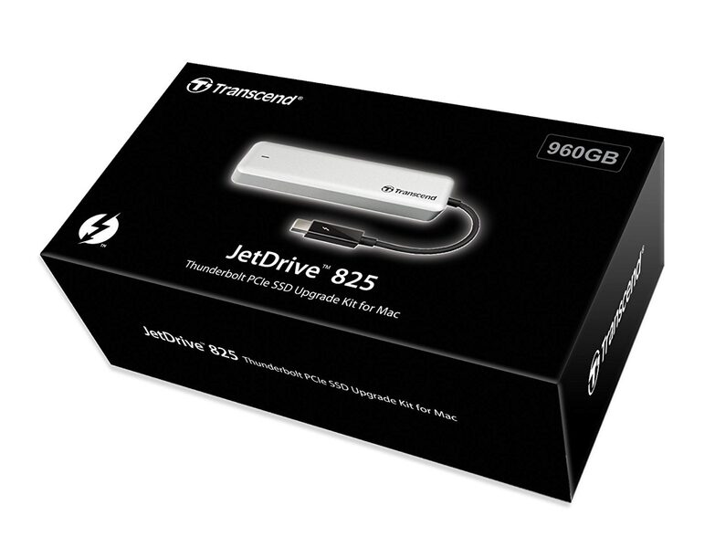 Transcend JetDrive 825, int. 960 GB SSD, für MacBook Pro/Air/mini/Mac Pro