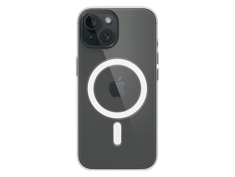 Apple iPhone Clear Case mit MagSafe, für iPhone 15, transparent