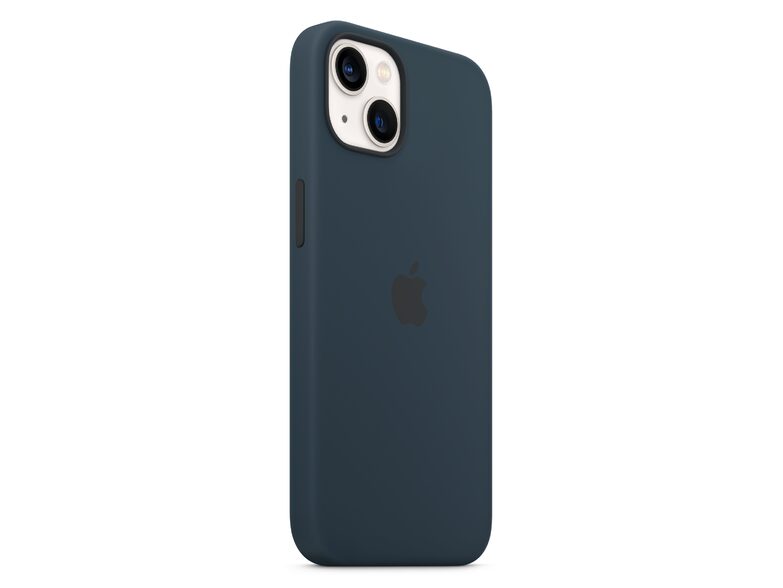 Apple iPhone Silikon Case mit MagSafe, für iPhone 13, abyssblau
