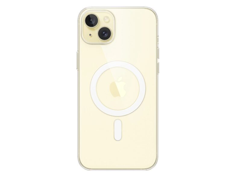 Apple iPhone Clear Case mit MagSafe, für iPhone 15 Plus, transparent