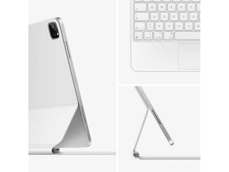 Apple Magic Keyboard, für iPad Pro 11"(1-4), iPad Air (4/5), USB-C, weiß