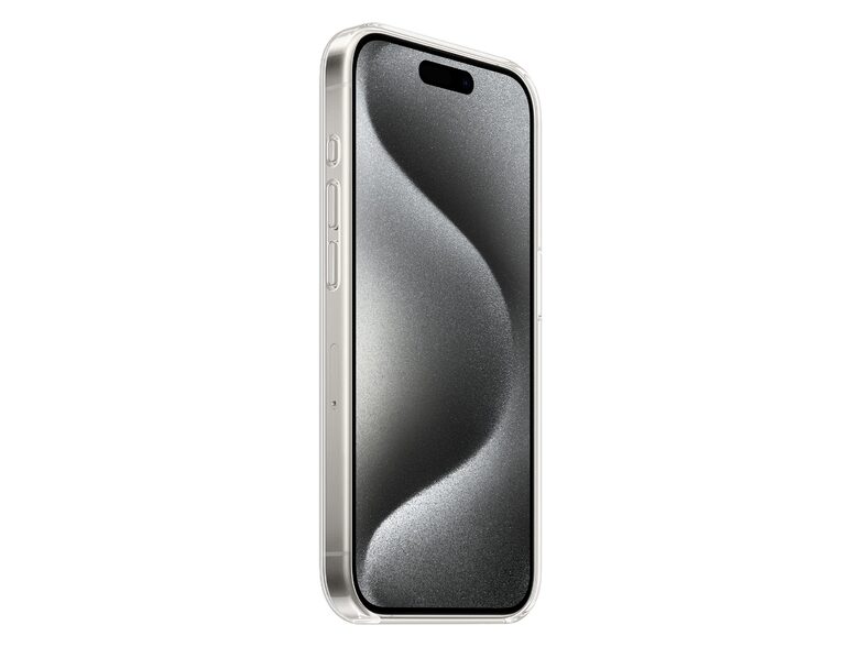 Apple iPhone Clear Case mit MagSafe, für iPhone 15 Pro Max, transparent