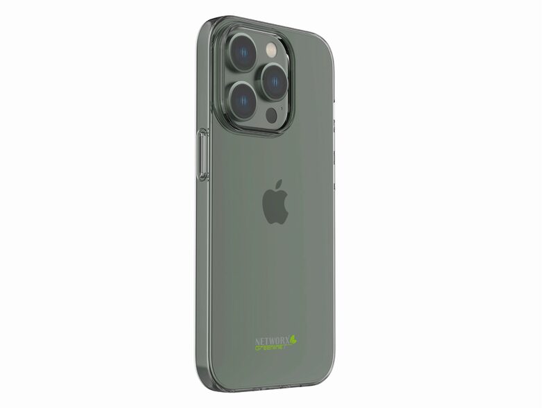 Networx Greenline TPU Case, Schutzhülle für iPhone 14 Pro Max, transparent