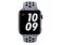 Apple Nike Sportarmband, für Apple Watch 42/44 mm, obsidian mist/schwarz