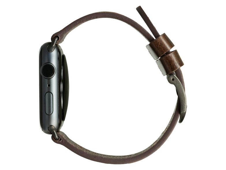 dbramante1928 Bornholm Watch-Strap, Apple Watch 42/44/45/49 mm, braun/grau