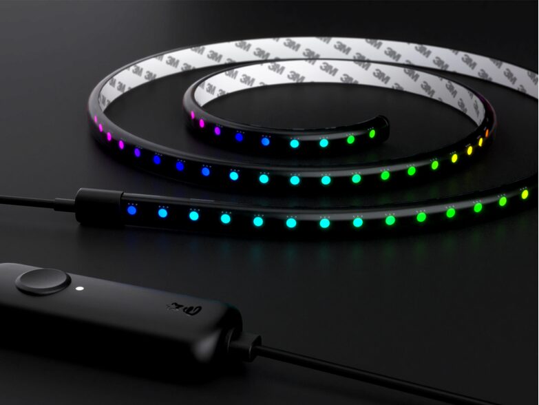 Twinkly Line Starter Kit, smarter LED-Streifen mit 90 LEDs 1,5 m, IP20