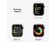 Apple Watch Series 7, GPS & Cell., 41mm, Edelstahl graphite, Milanaise graphite