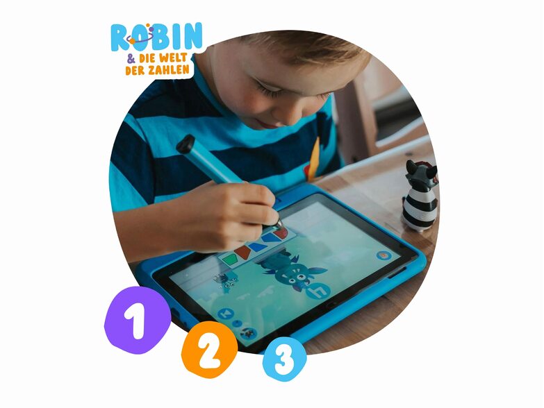 EDURINO Figur Robin Zahlen & Mengen ab 4, Lernfigur für Kinder