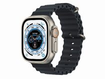 Apple Watch Ultra, GPS & Cell., 49 mm, Titangehäuse, Ocean Armband mitternacht