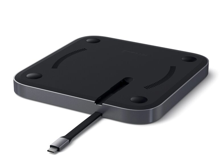 Satechi Aluminium Stand & Hub, für Mac mini, USB-C/USB-A/SD, spacegrau