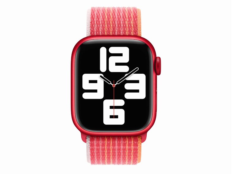 Apple Sport Loop, für Apple Watch 41 mm, Nylon, (PRODUCT)RED, rot