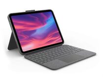 Logitech Combo Touch, Tastatur-Case mit Trackpad für iPad 10,9" (10. Gen), grau