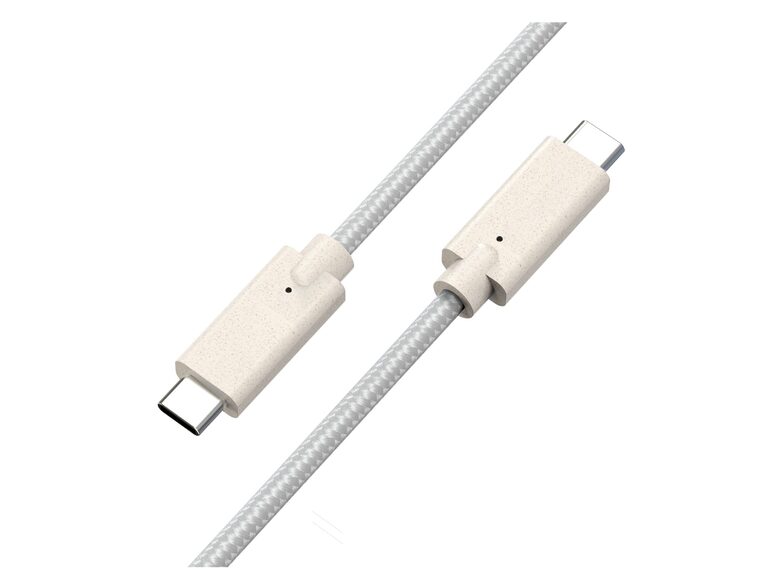 Networx Daten- und Ladekabel, USB-C auf USB-C, 2 m, weiß