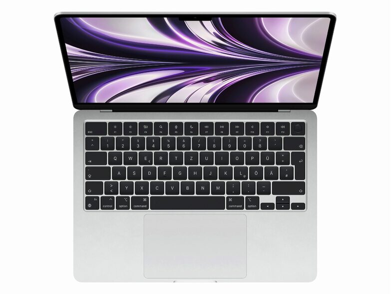 Apple MacBook Air Ret. 13", M2 8C CPU, 8 GB RAM, 256 GB SSD, space grau