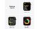 Apple Watch Series 7, GPS & Cell., 45mm, Edelstahl graphite, Milanaise graphite