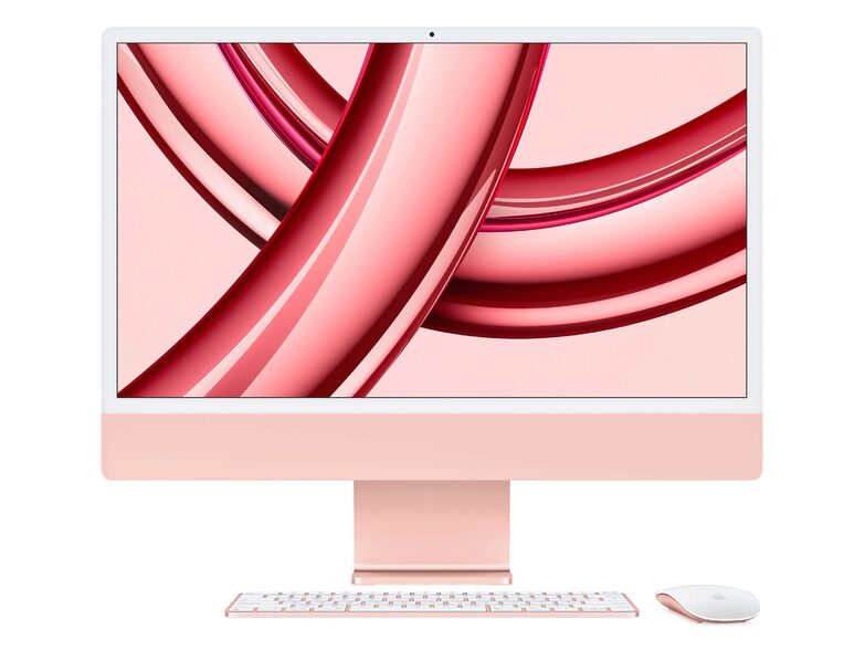 Apple iMac 24", M3 8-Core CPU, 8-Core GPU, 8 GB RAM, 256 GB SSD, rose