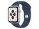 Apple Watch SE, 44 mm, Aluminium silber, Sportarmband abyssblau