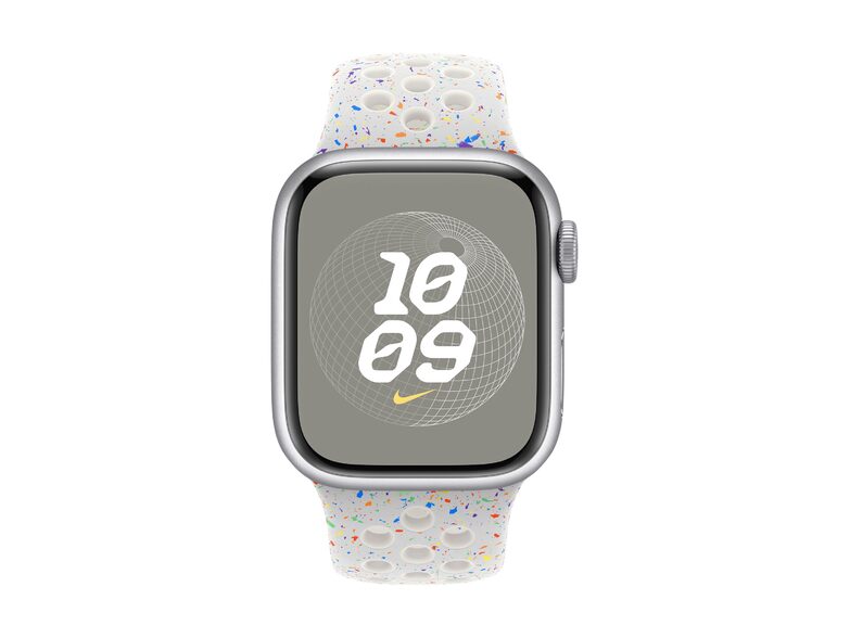 Apple Nike Sportarmband, für Apple Watch 41 mm, S/M, platinium