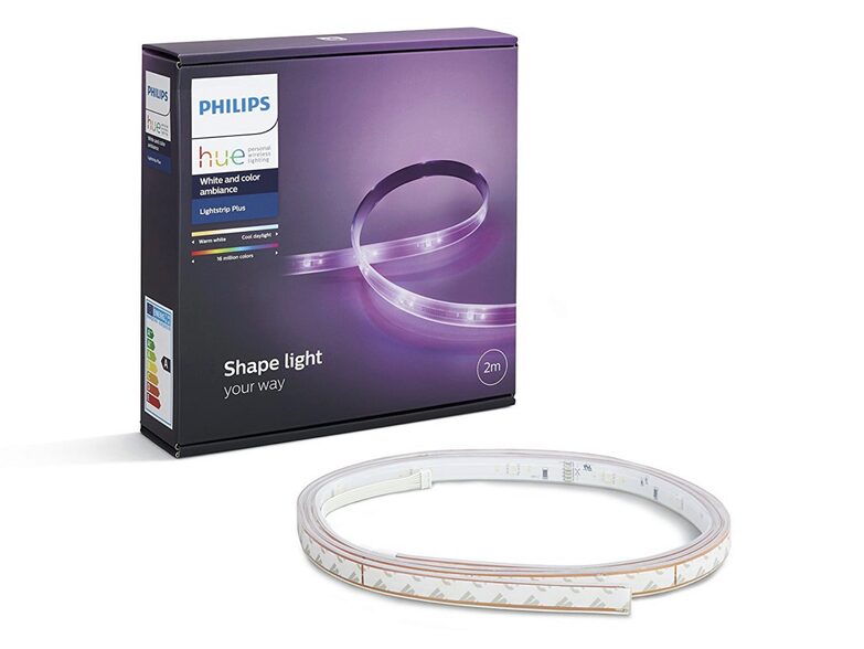 Philips Hue LightStrip Plus, Lichtband für Hue Lichtsystem, WLAN, erweiterbar