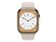 Apple Watch Series 8, GPS & Cellular, 45 mm, Edelstahl gold, Sportb. polarstern