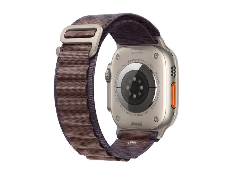 Apple Watch Ultra 2, GPS & Cell., 49 mm, Titangehäuse, Alpine Loop indigo,  L | online kaufen im Gravis Shop - Autorisierter Apple Händler