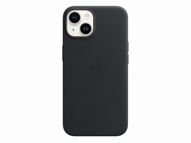 Apple iPhone Leder Case mit MagSafe, für iPhone 14, mitternacht