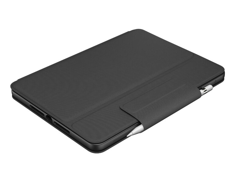 Logitech Rugged Folio, Tastatur-Case iPad 10,2" (2019-21), Bluetooth, graphit
