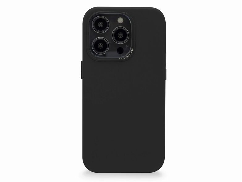 Decoded Back Cover, Leder-Schutzhülle für iPhone 14 Pro Max, MagSafe, schwarz