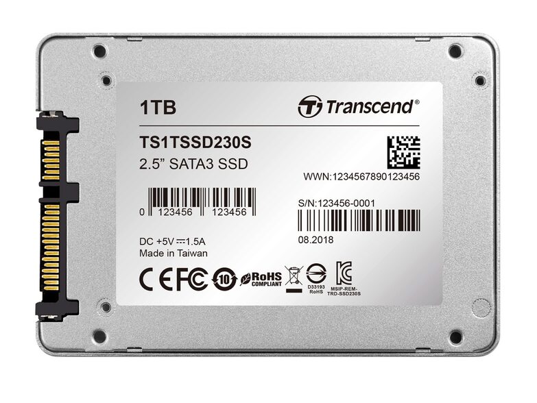 Transcend SSD230S, int. 1 TB SSD 6,35 cm, SATA III