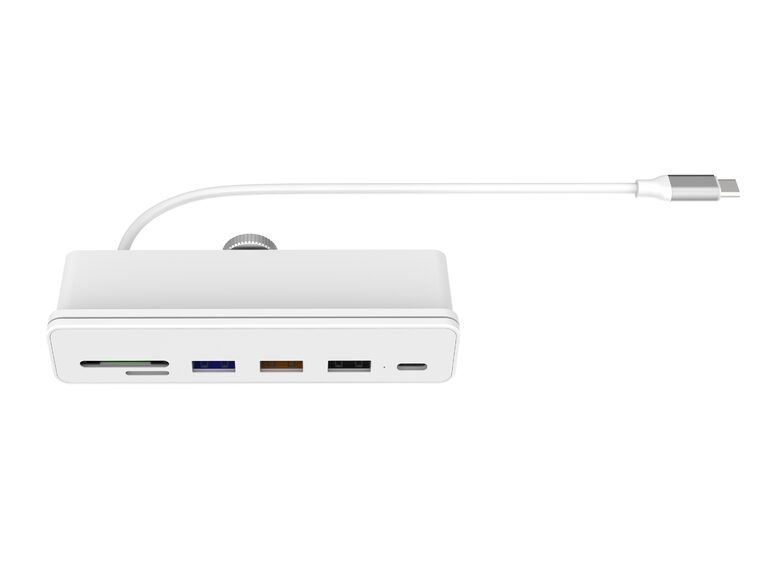 Networx 7-in-1 USB-C-Hub, für iMac 24“, inkl. passende Farbsticker, weiß