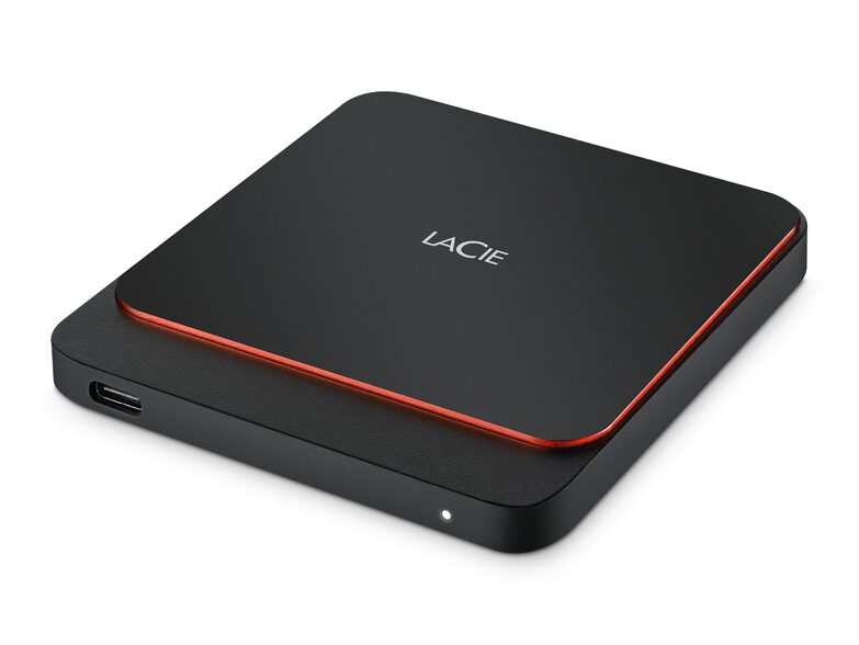 LaCie Portable SSD, 1 TB externe SSD, USB-C, bis zu 540 MB/s