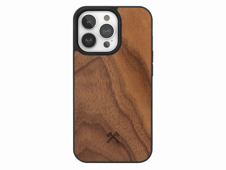 Woodcessories MagSafe Wood Bumper Case, Schutzhülle f. iPhone 14 Pro Max, braun