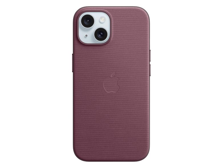 Apple iPhone Feingewebe Case mit MagSafe, für iPhone 15, mulberry