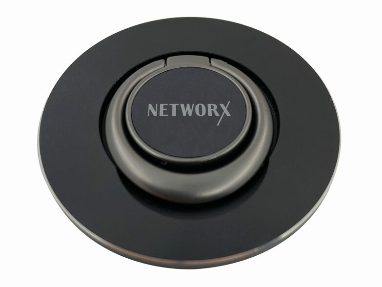 Networx Magnet-Ring Stand und Halter, kompatibel mit MagSafe, schwarz
