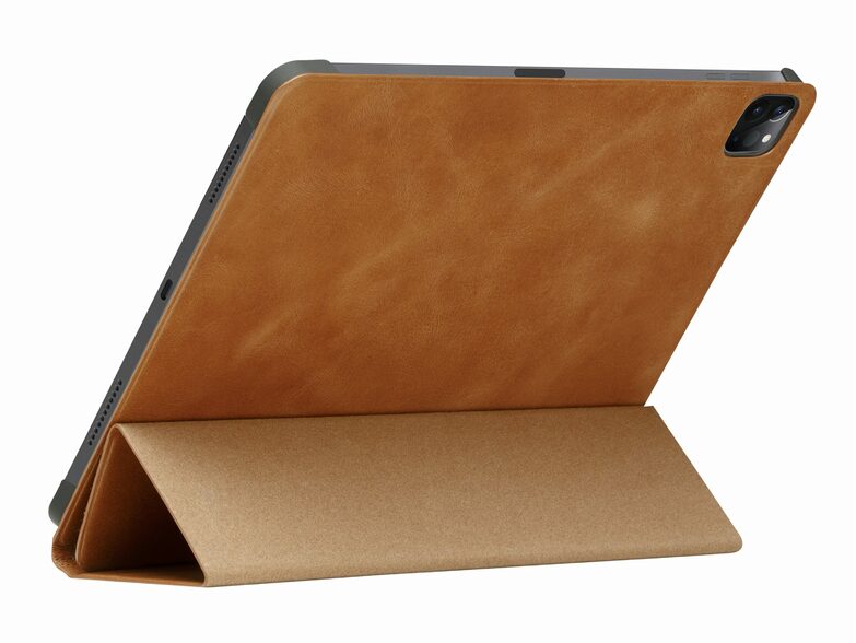 dbramante1928 Risskov, Leder-Schutzhülle für iPad Pro 12,9" (2021), tan-braun