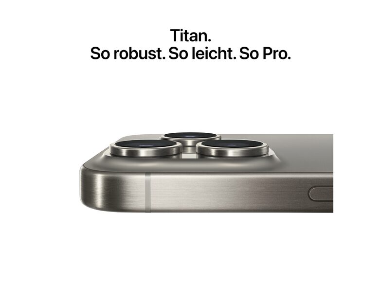 Apple iPhone 15 Pro, 128 GB, Titan weiß