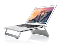 Networx faltbarer Laptop-Ständer, geeignet für 12" bis 17"-Notebooks, Aluminium