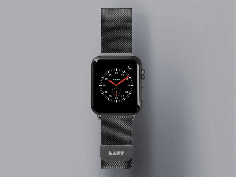 LAUT Steel Loop, Armband für Apple Watch, 38/40/41 mm, schwarz