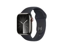 Apple Watch Series 9, GPS & Cellular, 41 mm, Edelstahl, Sportarmband, M/L