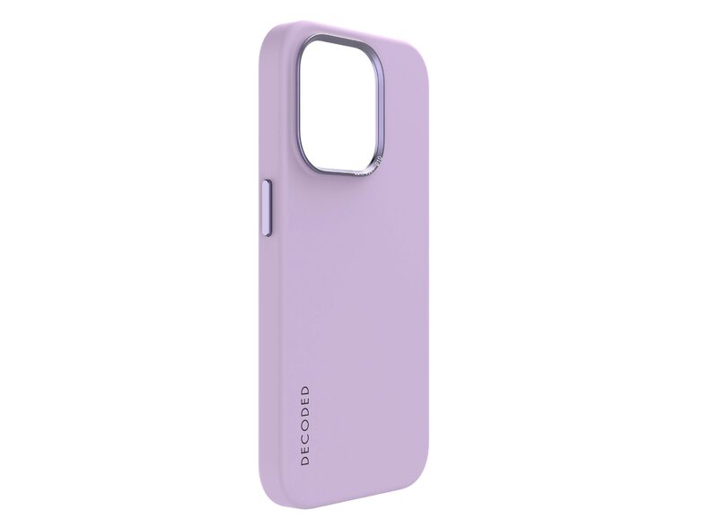 Decoded Silicone Back Cover, Schutzhülle für iPhone 15 Pro, MagSafe, lavendel