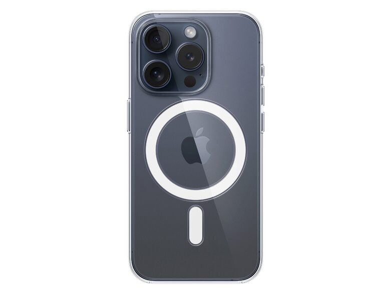 Apple iPhone Clear Case mit MagSafe, für iPhone 15 Pro, transparent