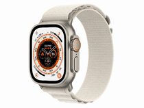 Apple Watch Ultra, GPS & Cellular, 49mm, Titangehäuse, Alpine Loop polarstern L