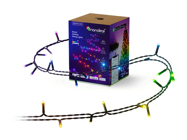 Nanoleaf Smart Holiday String Lights, In- & Outdoor, 20 m