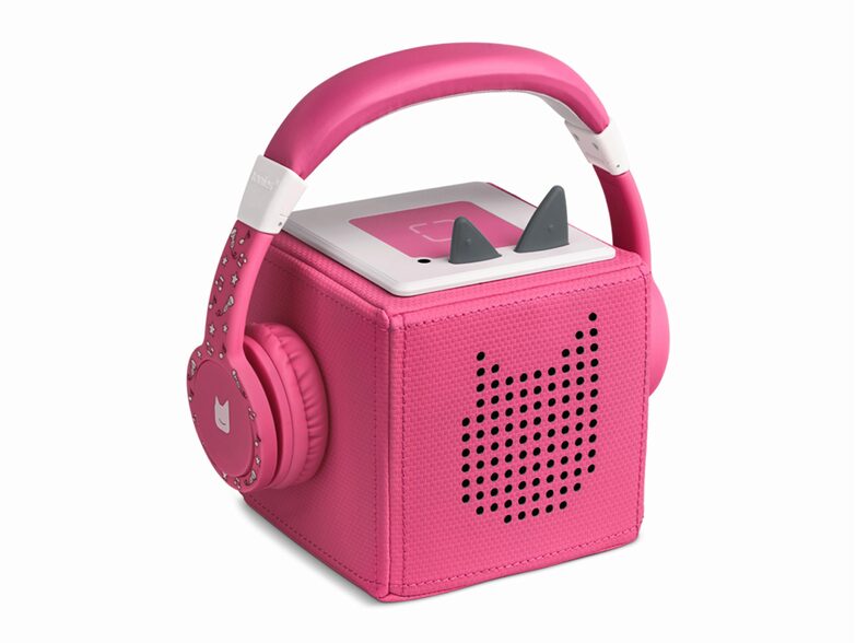 Tonies Tonie-Lauscher 2. Generation, Kopfhörer für Toniebox, pink