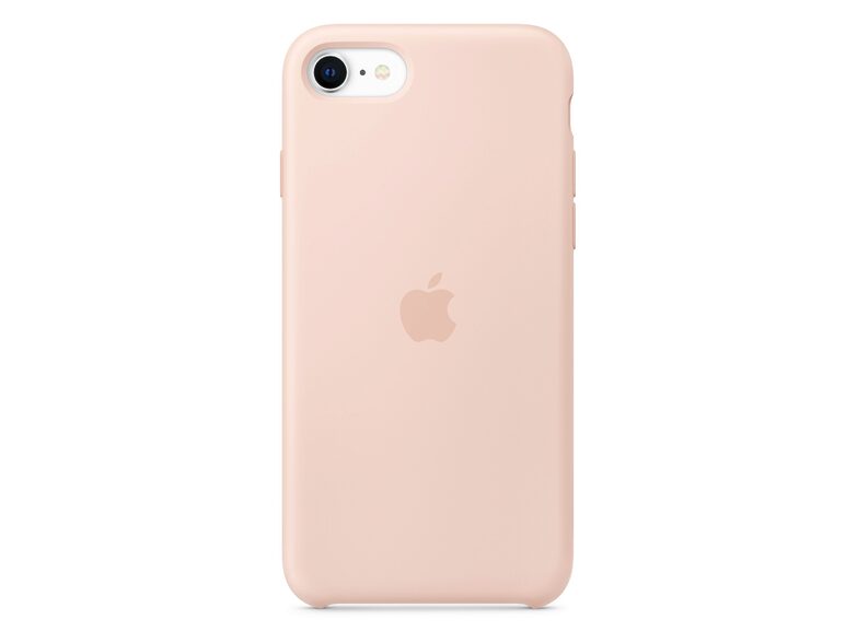 Apple Silikon Case, für iPhone SE 2020, sandrosa