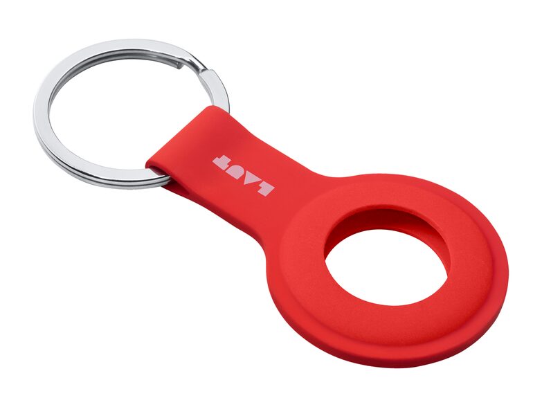 LAUT HUEX TAG, Anhänger mit Schlüsselring für Apple AirTag, rot